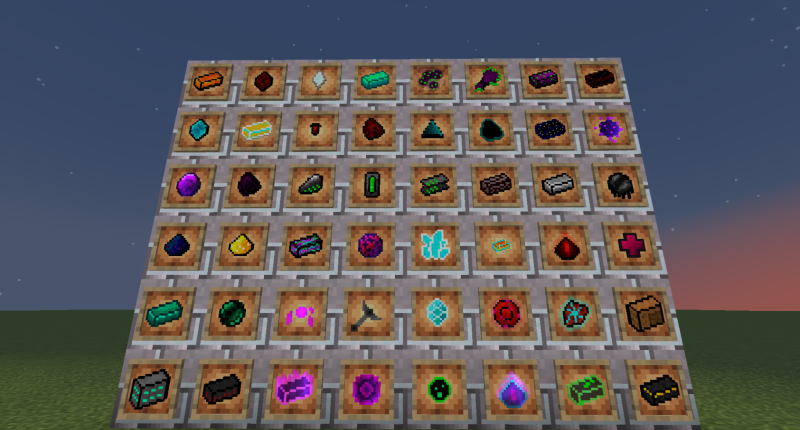 48 new crafting materials